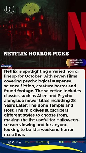 7 Best Horror Movies to Watch on Netflix This October 2026