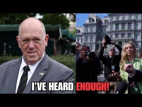 Anti Trump Reporters Surround Tom Homan, What He Does Next Is Unexpected