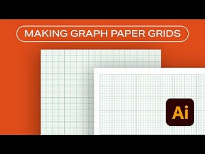 Making Graph Paper Grid Tutorial in Adobe Illustrator 2023 (with FREE template!)
