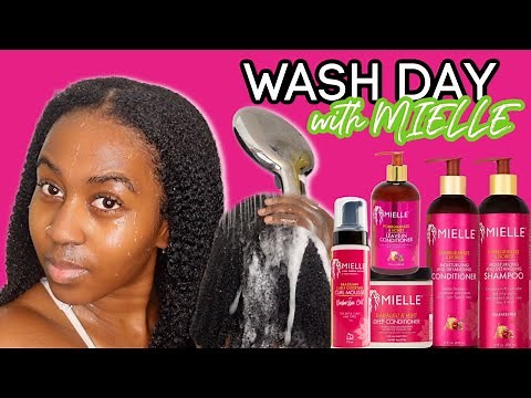 FULL WASH DAY ROUTINE WITH MIELLE ORGANICS | From Start to Finish | Rayanne Samantha