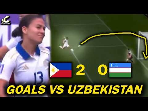 FILIPINAS 2 GOALS vs Uzbekistan that got them to FIFA WORLD CUP 2027 BRAZIL