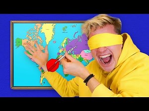 WERFE ein DARTPFEIL auf KARTE & HINFLIEGEN wo er landet (Gefährlichste Stadt)