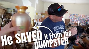 124K views · 4.1K reactions | Andrew rescued some boxes that were heading to the dumpster. They were supposed to be all clear glass, but they weren't... | Crazy Lamp Lady | Facebook