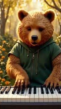 🐻 “Waltz in the Garden” | Bear Plays Piano & Sings in a Magical Music Video