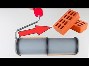 Manière facile | Comment faire un rouleau à briques à la maison | par des moyens improvisés