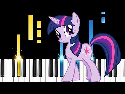 My Little Pony Theme Song - Friendship Is Magic - Piano Tutorial