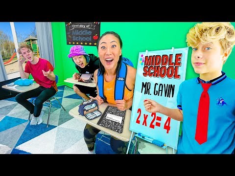 TEAM RAR goes back to MIDDLE SCHOOL!! ft. GAVIN MAGNUS