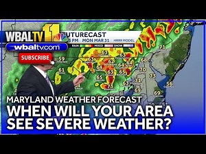 Maryland weather forecast: Region could see heavy rain, winds and hail Monday