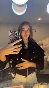 Attention Please 🐍 Babe @brightonsharbino w/ our Python square case! If you’ve got it...#FLAUNTit #ProtectinStyle | Flaunt