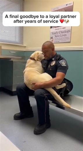 Officer’s Last Moment With His Dog… Emotional 🐶❤️ #shorts