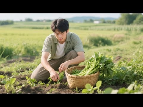 Farm-To-Table Hotpot: Cooking With Fresh-Picked Wild Vegetables!#Rural cuisine