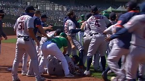 Benches clear in Oakland