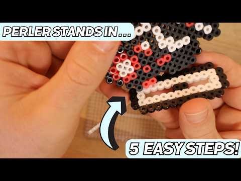 How to Make Perler Bead Stands in 5 Easy Steps!