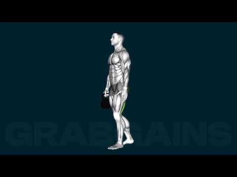 How to do the Kettlebell One Legged Deadlift | GrabGains