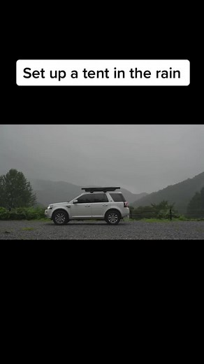 Set up a tent in the rain #camp #camping #campinglife #outdoors #outdoorlife #asmr #tiktok #fyp #all #worldcup #usa #tent #california