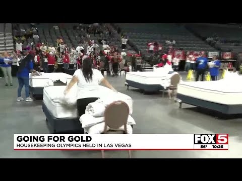 'Housekeeping Olympics' event held in Las Vegas