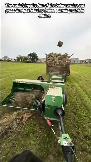 How Modern Balers Make Perfect Hay Bales So Fast.