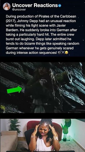 During production of Pirates of the Caribbean (2017), Johnny Depp had an