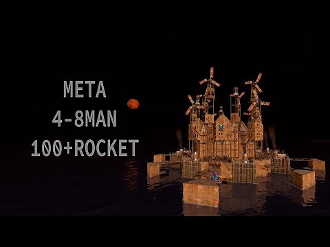 Best 2x2 Base Design in Rust | Mountain Roof, Open Core, Funnel Wall