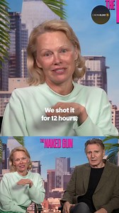 Pamela Anderson tells us how long it took to shoot that hilarious scatting scene from 'The Naked Gun,' and I did not see this coming