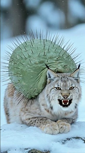 🦅 A Cry From Above Pierced the Silent White #animalrescue #polarrescue #lynx