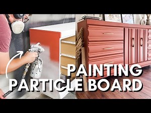 How to Paint PARTICLE BOARD Furniture | DIY Dresser Makeover | Furniture Flipping for Beginners