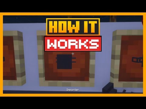 HOW THE IMPORTER WORKS IN MINECRAFT WITH REFINED STORAGE