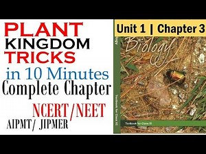 Plant kingdom class 11 ncert | Plant kingdom tricks for neet | class 11 biology chapter 3