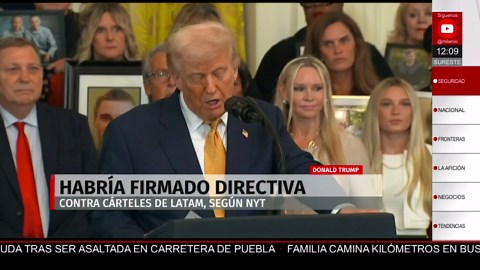 Trump autorizó acción militar contra cárteles latinoamericanos, según New York Times