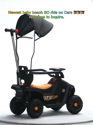 Bella-LBtoycar factory on Instagram: "All-in-One Adventure Machine! 🚗 Let your little explorer conquer every terrain—from the backyard to the beach! Our 2025 Electric Beach Buggy comes with everything: ✅ Parent-Guided Push Handle: For when tiny drivers need a break. ✅ Detachable Sun Canopy: Keeps the fun going under the sun. ✅ 360° Safety Enclosure: Peace of mind built-in. More than a toy, it’s their first adventure vehicle! 🔋 Suitable for ages 2-5 👉 Tap the link in our bio to explore colors 