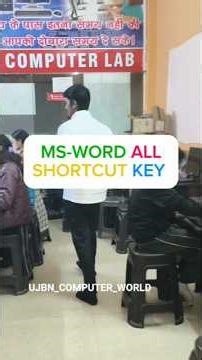 MS Word All Shortcut Keys in One Trick 😱 | Computer Tips