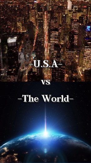 アメリカ合衆国vs全世界 #world #unitedstates #america #USA #アメリカ #vs #世界 #地理系 #国 #強さ比べ