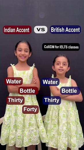 314K views · 420 reactions | Indian accent vs British accent #indian #british #accentchallenge #IELTS #ieltspreparation #ieltsgeneral #canada #uk | Future Pavers Education | Facebook