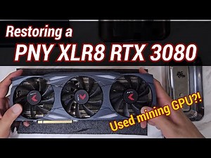 PNY XLR8 RTX 3080 Rebuild: Thermal Pads & Paste, Full Clean Up |PC Haus
