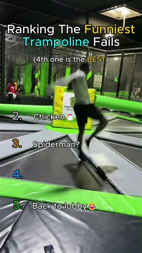 RANKING FUNNIEST TRAMPOLINE FAILS😂 #shorts #youtubeshorts #foryou #fyp #fail