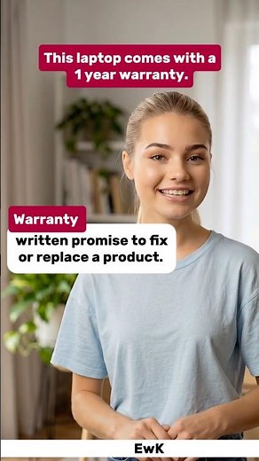 Warranty vs Guarantee | What’s the Difference? 🤔 #learnenglish