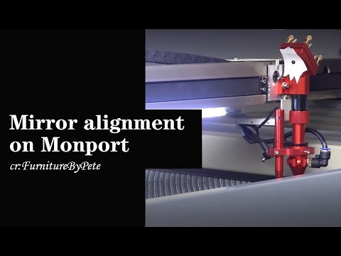 Monport Co2 laser engraver and cutter丨 Mirror Alignment 2