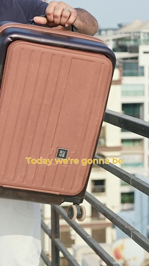 150K views · 10K reactions | Meet Cabin Pro in Espresso Brown—sleek look, smooth roll, and smart interiors for every short trip. | EUME World | Facebook