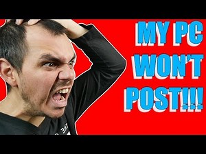 My PC Wouldn't POST! Here's How I FIXED It!