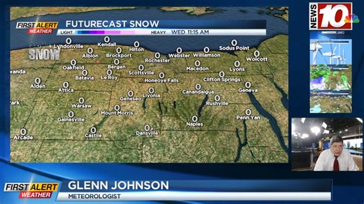 Very active weather pattern which means some highly changeable weather for ROC... I'll take you day by day on News 10NBC First Alert weather at noon. | WHEC TV