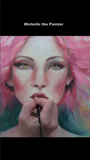 MOTHER NATURE SPRING #art #acrylicpaintingtechniques #acrylicpaintingtutorial #arttutorial