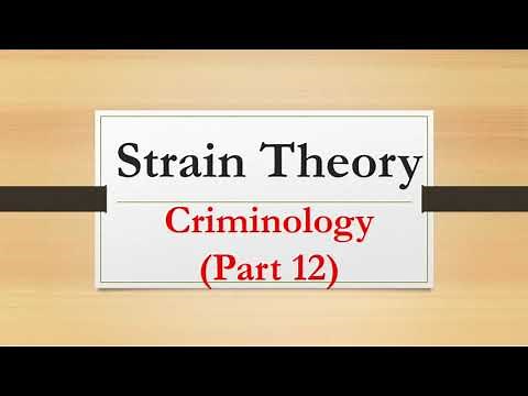 Strain Theory |Criminology Part 12|