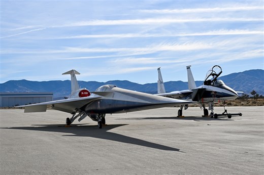 NASA comparte imágenes del X-59 su avión prototipo supersónico y ultra silencioso - La Opinión