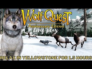 WolfQuest Longplay - Peaceful Winter Exploration Gameplay (No Commentary)