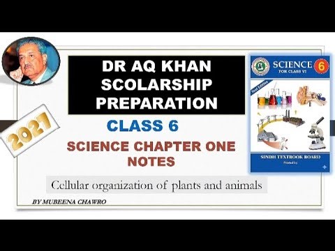 DR .Aq khan scholarship preparation class 6 Science chapter 1 notes 2027 🔥🔥