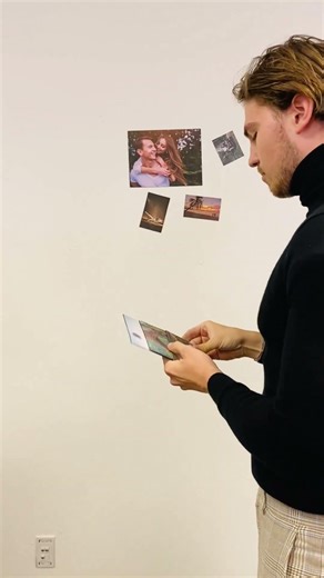 Create a Magnetic Photo Wall