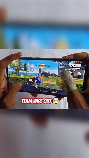 3 finger handcam gameplay solo vs squad poco X3 Pro 120fps 360hz game turbo processor 4k #freefire