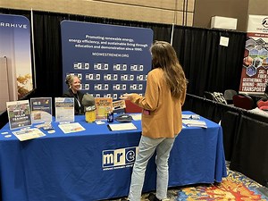 We've made it to the NABCEP Conference in Reno, Nevada! As a NABCEP Registered Solar Training Provider, our team is all set up at booth 818. Swing by to learn about our training pathways to achieving professional credentials or board certification. PLUS, enter our guessing game for a chance to win MREA swag! Learn more about our NABCEP training pathways: https://midwestrenew.org/certifications/ #MREAtraining #NABCEPconference #NABCEP #SolarTraining #SolarJobs | The Midwest Renewable Energy Assoc
