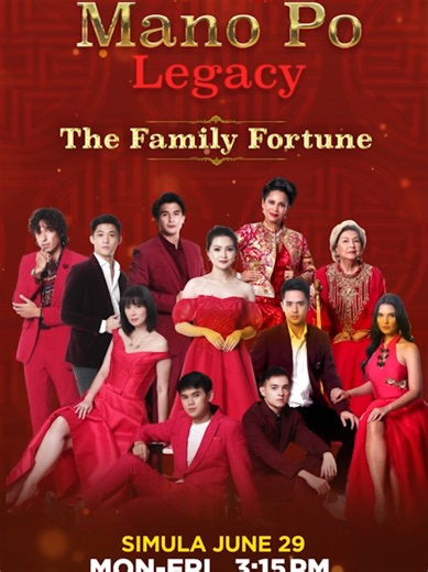 Mano Po Legacy The Family Fortune: Simula June 29 sa TV5