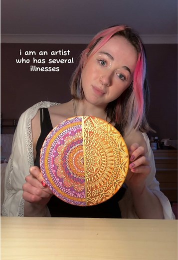 Artist's Journey: Embracing Challenges in Mandala Art